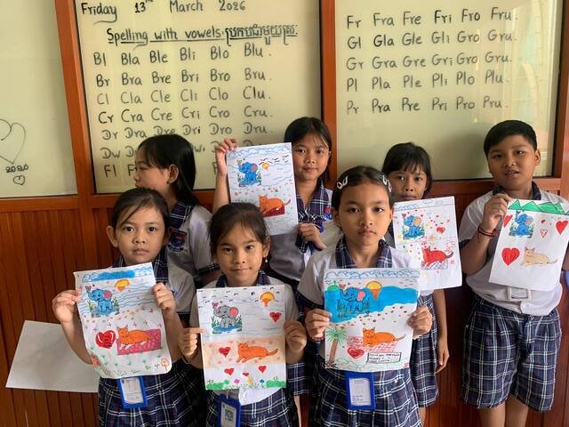 Students learning